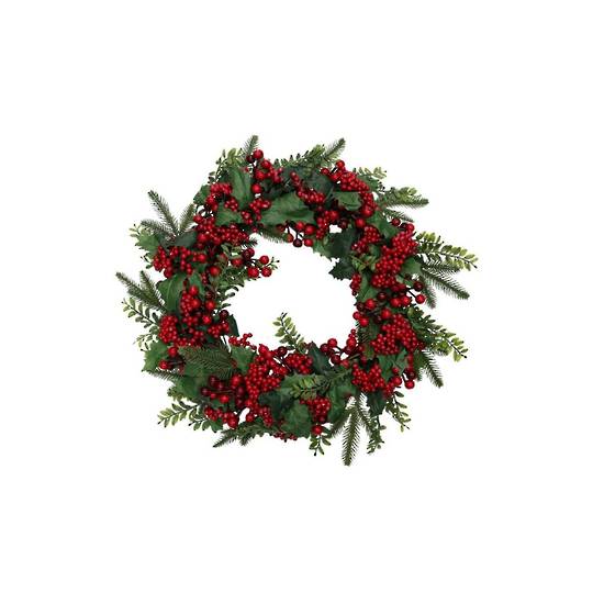 Christmas Berry Pine Wreath 66cm